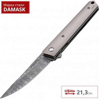 Нож BOKER KWAIKEN FLIPPER DAMAST BK01BO297DAM Нож BOKER KWAIKEN FLIPPER DAMAST BK01BO297DAM