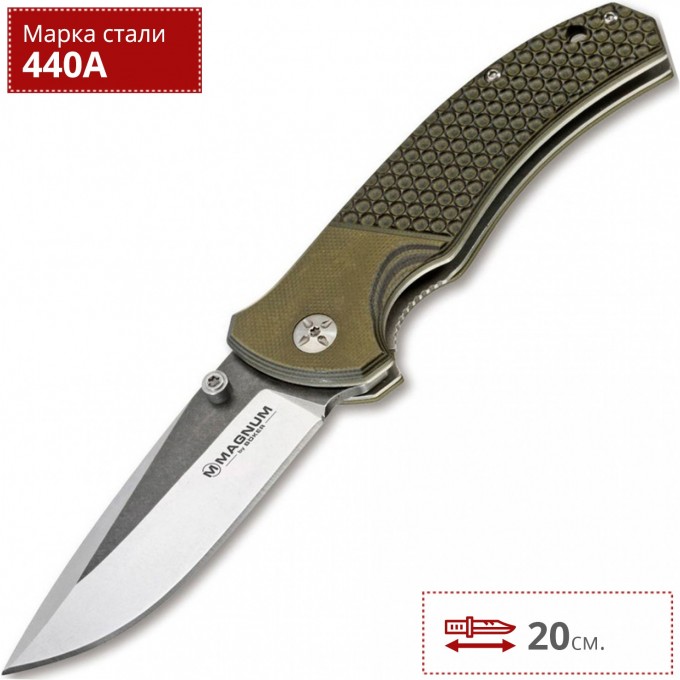 Нож BOKER MAGNUM THREE DIMENSIONS BK01MB717 Нож BOKER MAGNUM THREE DIMENSIONS BK01MB717