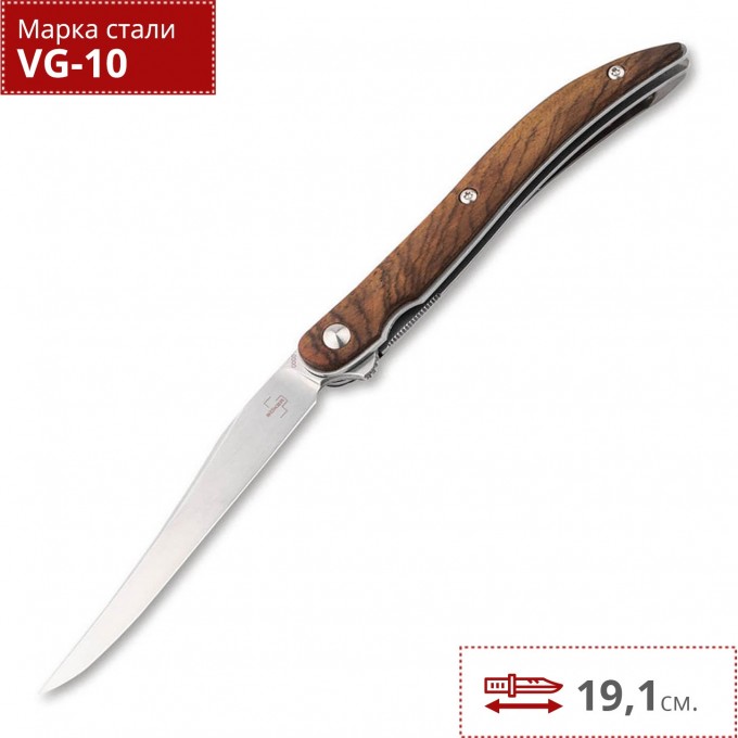 Нож BOKER PLUS TEXAS TOOTH PICK FLIPPER BK01BO389 Нож BOKER PLUS TEXAS TOOTH PICK FLIPPER BK01BO389