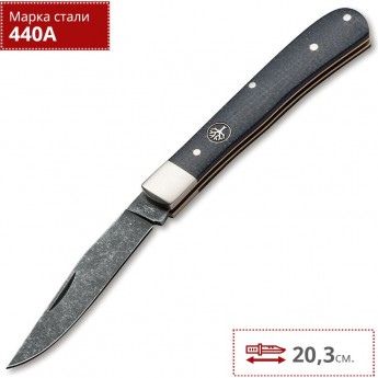 Нож BOKER TRAPPER UNO BURLAP BK112595