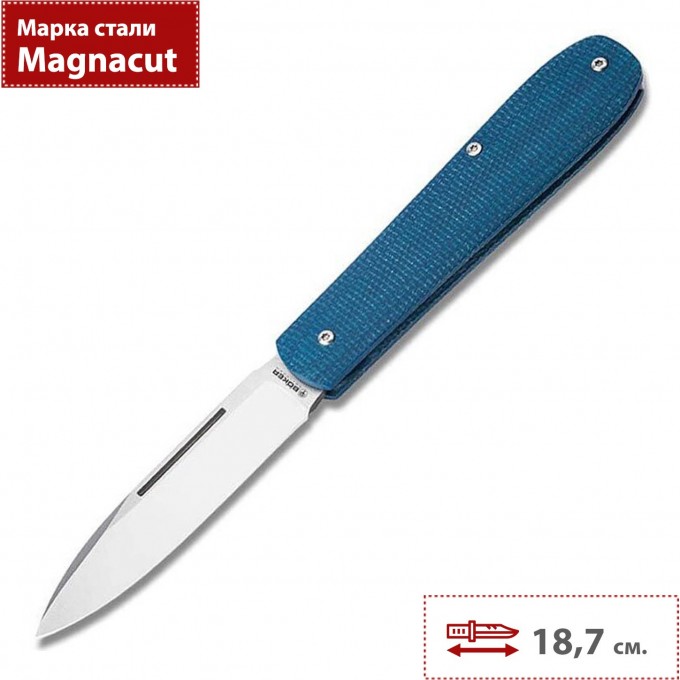 Складной нож BOKER COFFIN DENIM MICARTA 11294 BK112944 Складной нож BOKER COFFIN DENIM MICARTA 11294 BK112944