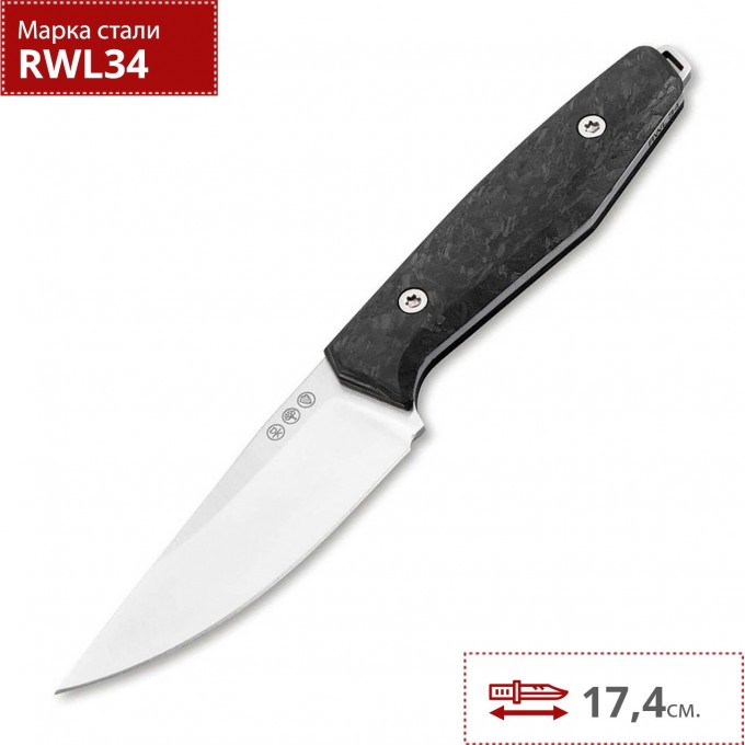 Нож BOKER DAILY KNIVES AK1 DROPPOINT CF BK126502 Нож BOKER DAILY KNIVES AK1 DROPPOINT CF BK126502